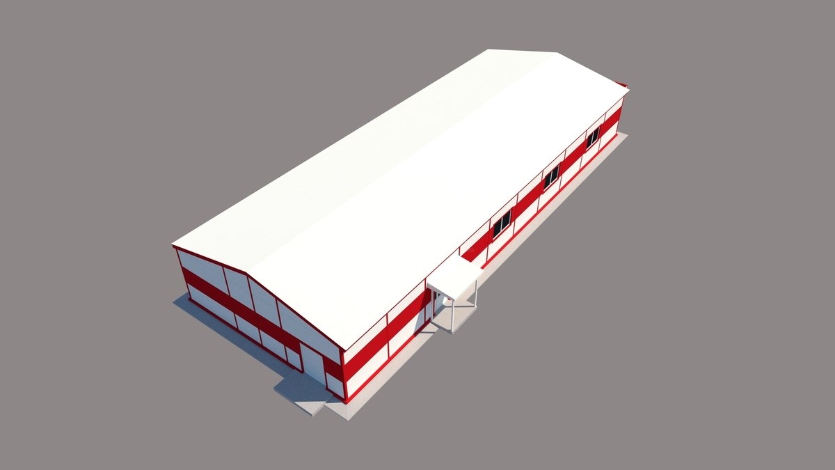 3D визуализация Магазин из сэндвич-панелей - фото 16