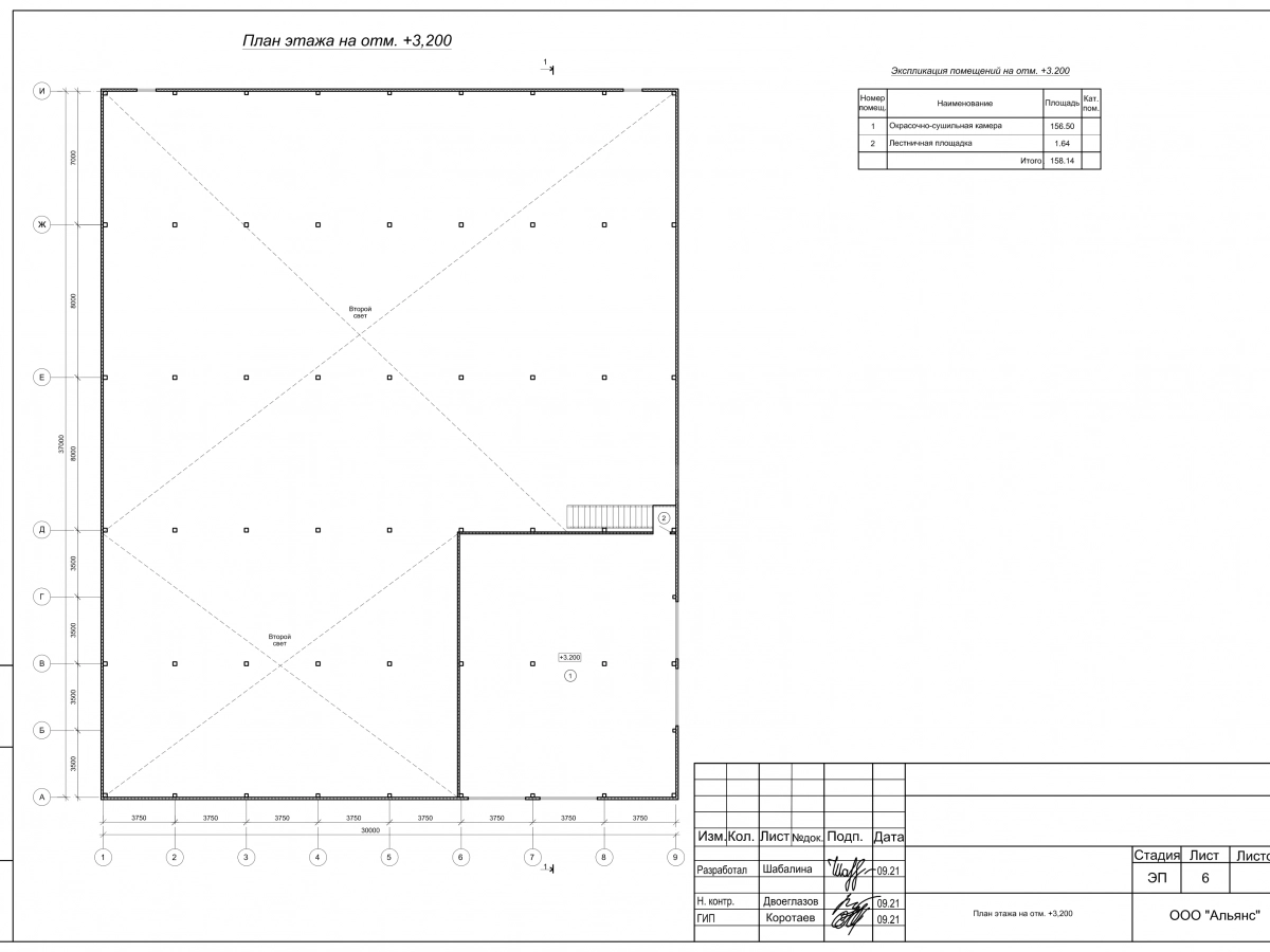 Планировка СТО из сэндвич-панелей -  фото 2